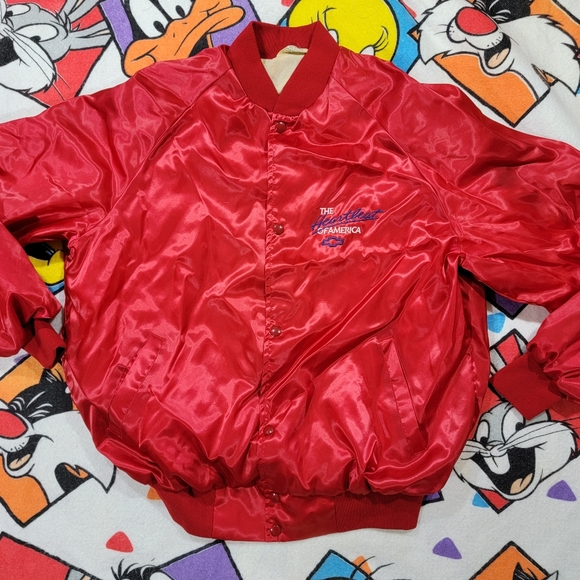 Vintage Chevy satin bomber - Picture 1 of 8